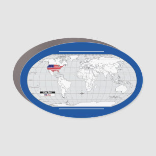 Earth, You Are Here Car Magnet