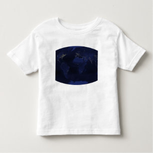 Earth�s human-generated nighttime lights Toddler T-shirt