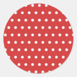 Earthberry Points Red (several Products Selected) Classic Round Sticker at Zazzle