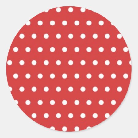 Earthberry Points Red (several Products Selected) Classic Round Sticke