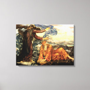 Earthbound by Evelyn De Morgan, Victorian Art Canvas Print