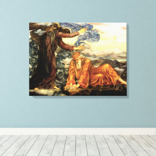 Earthbound by Evelyn De Morgan, Victorian Art Canvas Print