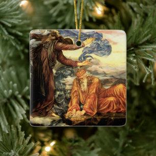 Earthbound by Evelyn De Morgan, Victorian Art Ceramic Ornament