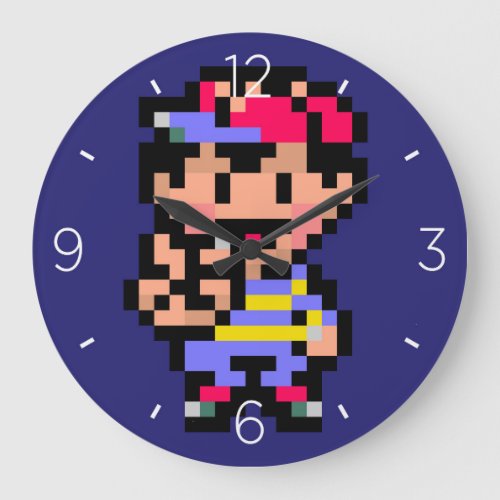 Earthbound Ness sprite Large Clock