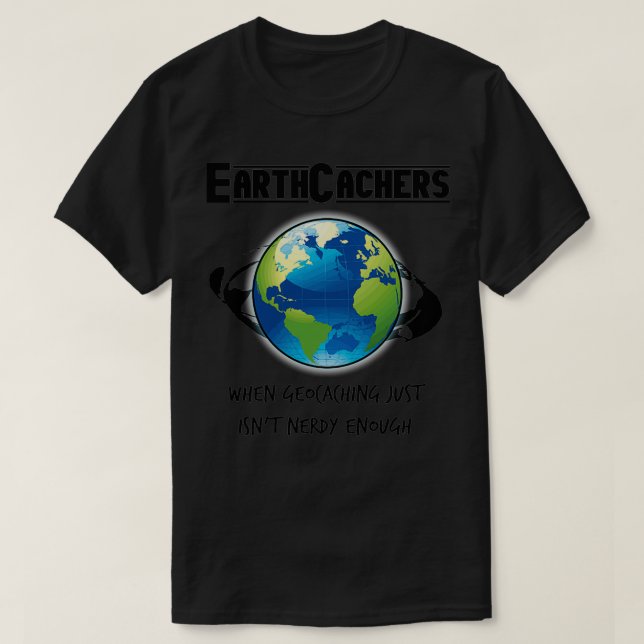EarthCachers T-Shirt (Design Front)