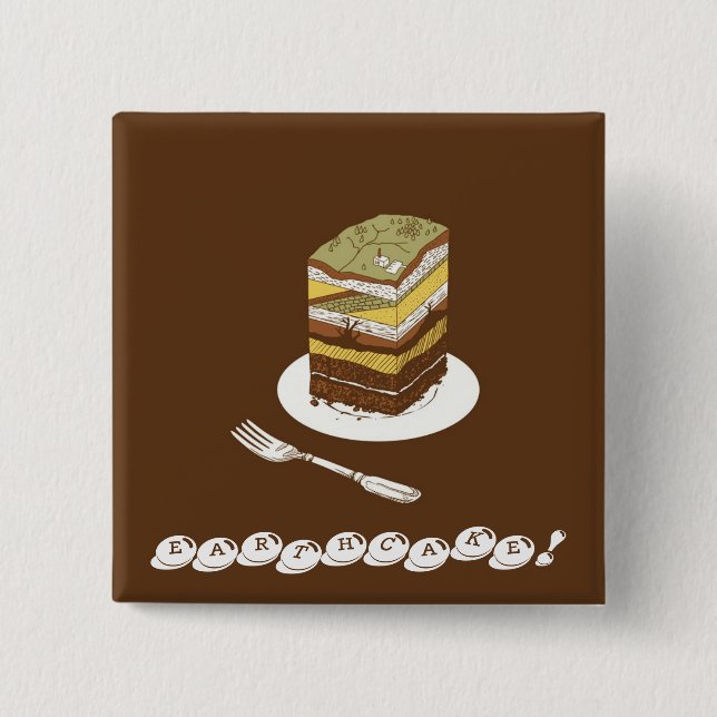 EARTHCAKE! BUTTON (Front)