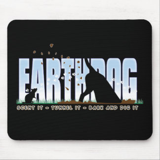 Earthdog color design mouse pad