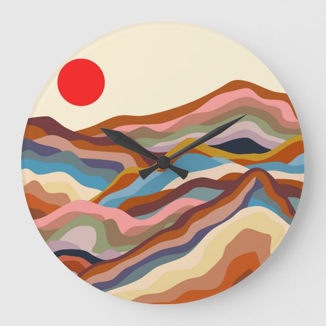 Earthen Majesty Large Clock (Front)