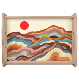 Earthen Majesty Serving Tray
