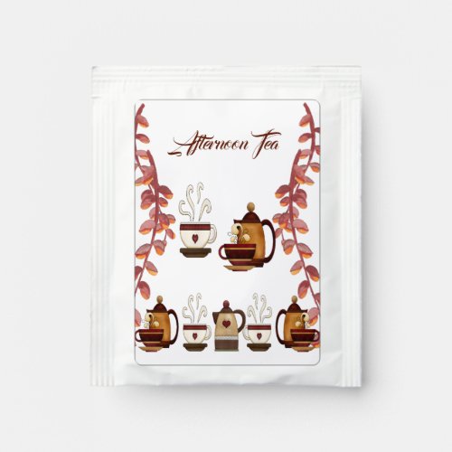 Earthen Mud Teapot Afternoon Tea Party Invitation Tea Bag Drink Mix