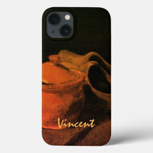 Earthenware Bottle and Clogs by Vincent van Gogh iPhone 13 Case