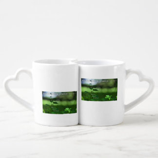 Earthlight and Healing Japanese Flowers and Poetry Coffee Mug Set