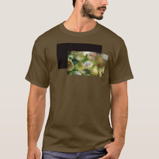 Earthlight and Healing Japanese Flowers and Poetry T-Shirt