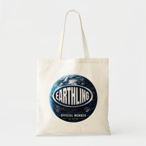 Earthling Official Member Design Tote Bag