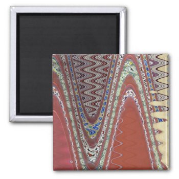 Earthly Abstract Magnet by DonnaGrayson at Zazzle