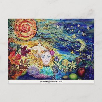 Earthly Delights Postcard by patsarts at Zazzle