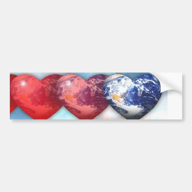 EARTHLY LOVE BUMPER STICKER (Front)