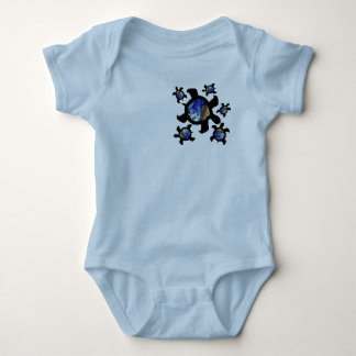 Earthly Turtles 2-Sided Baby Bodysuit
