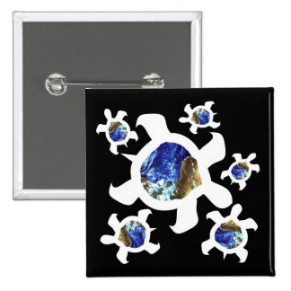 Earthly Turtles Buttons