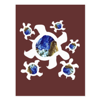 Earthly Turtles Postcard