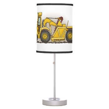 Earthmover Construction Table Lamp by justconstruction at Zazzle