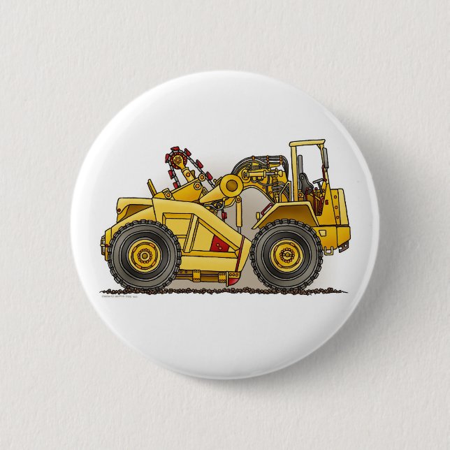 Earthmover Scraper Button Pin (Front)