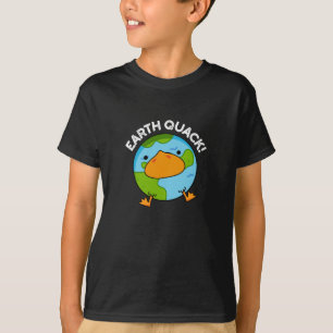 Earthquack Funny Earthquake Pun Dark BG T-Shirt