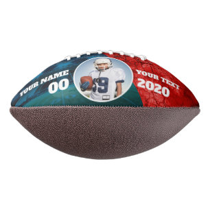 Earthquake Custom Football Red