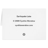 Earthquake Lake by Cynthia Wenslow (Back Horizontal)