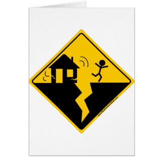 Earthquake Warning Merchandise and Clothing Cards