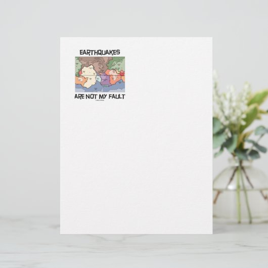 Earthquakes Are Not My Fault (Plate Tectonics) (Standing Front)