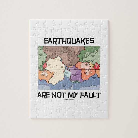 Earthquakes Are Not My Fault (Plate Tectonics) Jigsaw Puzzle
