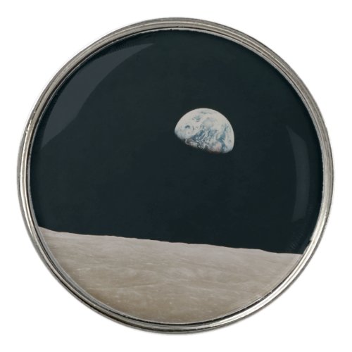 Earthrise A Tranquil View from the Moon Golf Ball Marker