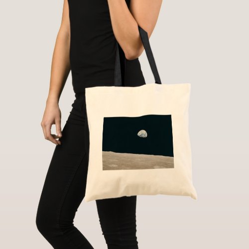 Earthrise A Tranquil View from the Moon Tote Bag
