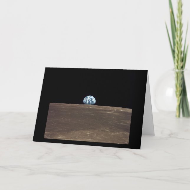 Earthrise - Apollo 11 Card (Front)