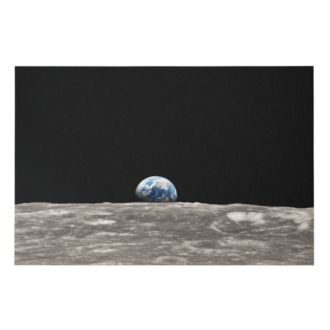 Earthrise Faux Canvas Print (Front)