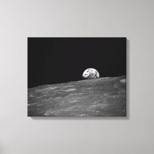 Earthrise from Apollo 8 Moon Mission Canvas Print