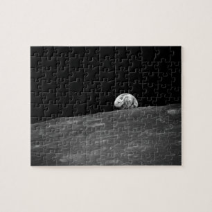 Earthrise from Apollo 8 Moon Mission Jigsaw Puzzle