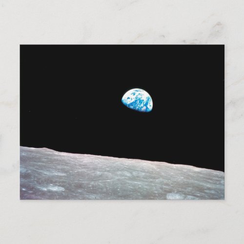 Earthrise Holiday Postcard