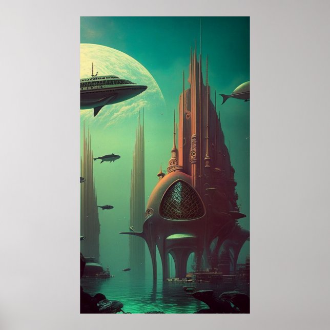 Earthrise Serenade - (42x24in Extra Long) Poster (Front)