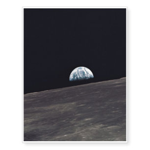 Earthrise Temporary Tattoos