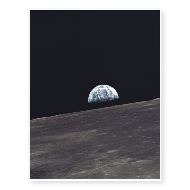 Earthrise Temporary Tattoos (Front)