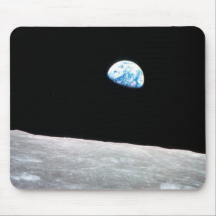 Earthrise - The Lunar Perspective Mouse Pad