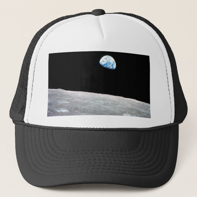 Earthrise - The Lunar Perspective Trucker Hat (Front)