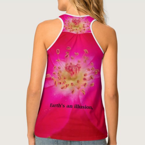 Earths an Illusion Beautiful lovely amazing art Tank Top