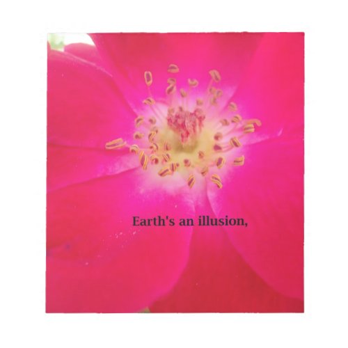 Earths an Illusion Notepad