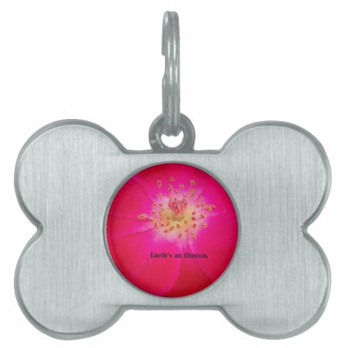 Earths an Illusion Pet ID Tag