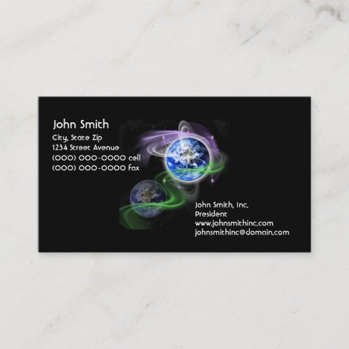 Earth's Ascension Business Cards