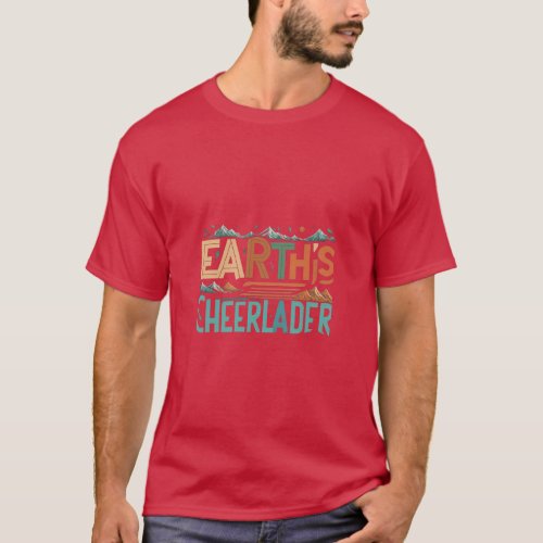  Earths Cheerleader T_shirt Design