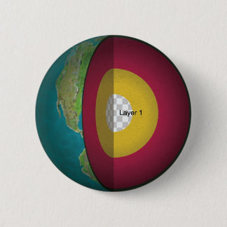 Earth's Core Pinback Button